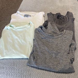 Bundle Athleta tanks and 1 long sleeve